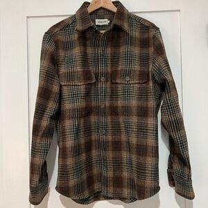 Taylor Stitch "The Explorer" Shirt Jacket in Plaid Wool
